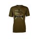 Hubertus T-Shirt Hunting Lodge Oliv L