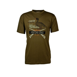 Hubertus T-Shirt Hunting Lodge Schilf M