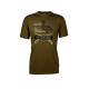 Hubertus T-Shirt Hunting Lodge Schilf M