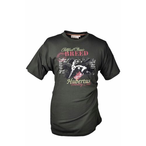 Hubertus T-Shirt Certified Breed Oliv M