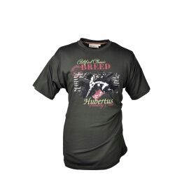 Hubertus T-Shirt Certified Breed Oliv M