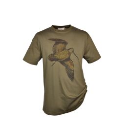 Hubertus T-Shirt unisex Schnepfe Schilf S