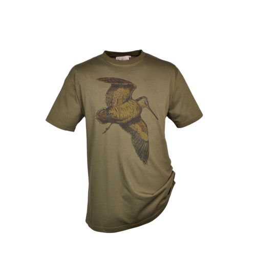 Hubertus T-Shirt unisex Schnepfe Beige S