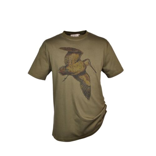 Hubertus T-Shirt unisex Schnepfe Beige 6XL