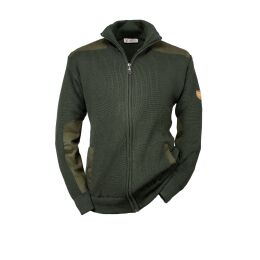 Hubertus Jagd-Strickjacke mit Bes&auml;tzen marine 62