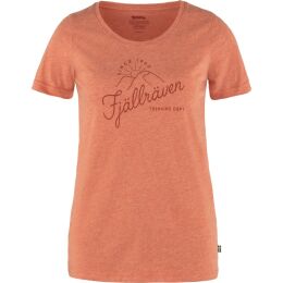 Fj&auml;llr&auml;ven Damen T-Shirt Sunrise Rowan Red-Melange