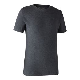 Deerhunter Herren T-Shirt Basic O-Neck 2-Pack Brown Leaf Melange S