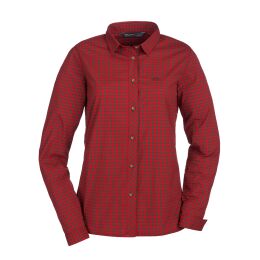 Blaser Damen Bluse Stretch Sergia Braun/Rot Kariert 42
