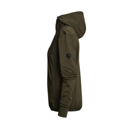 Northern Hunting Damen Fleecehoodie Saga Braun