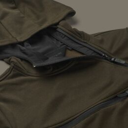 Northern Hunting Damen Fleecehoodie Saga Braun 40