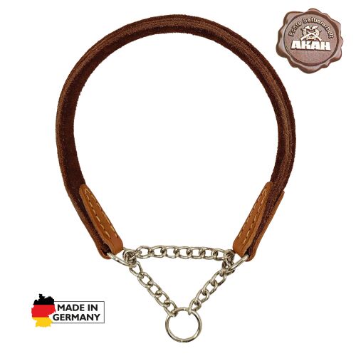 AKAH Halsung aus Yak-Leder Velours 50 cm