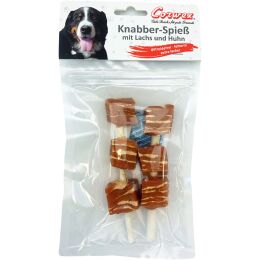 Corwex Hundesnack Knabber-Spieß mit Lachs und Huhn 90g