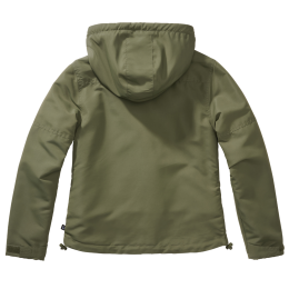 Brandit Damenjacke Windbreaker Frontzip Oliv 2XL