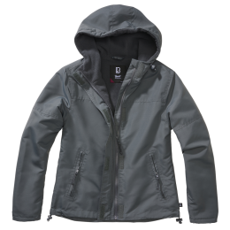 Brandit Damenjacke Windbreaker Frontzip Anthrazit XS