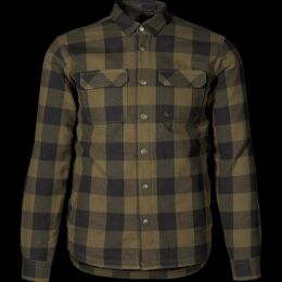 Seeland Herrenhemd Canada Green Check XL