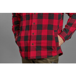 Seeland Herrenhemd Canada Red Check XXL