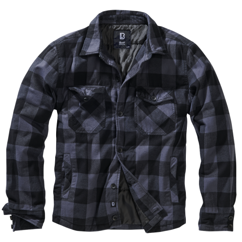 Brandit Herrenjacke Lumber Schwarz/Grau M