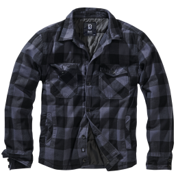 Brandit Herrenjacke Lumber Schwarz/Grau M