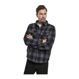Brandit Herrenjacke Lumber Schwarz/Grau M