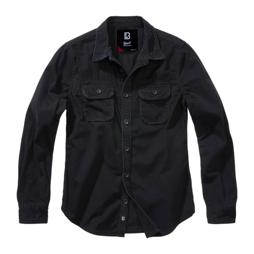 Brandit Damen Vintageshirt Longsleeve Schwarz L
