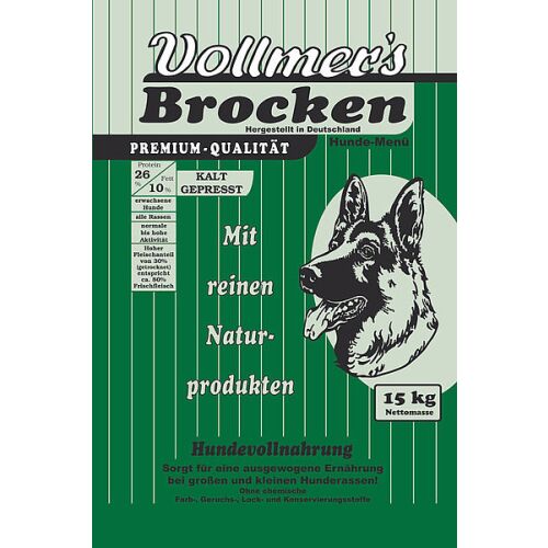 Vollmers Hunde Trockenfutter Brocken 1kg