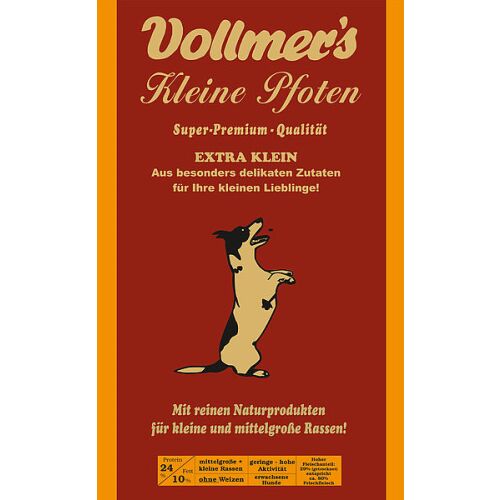 Vollmers Hunde Trockenfutter Kleine Pfoten 5kg