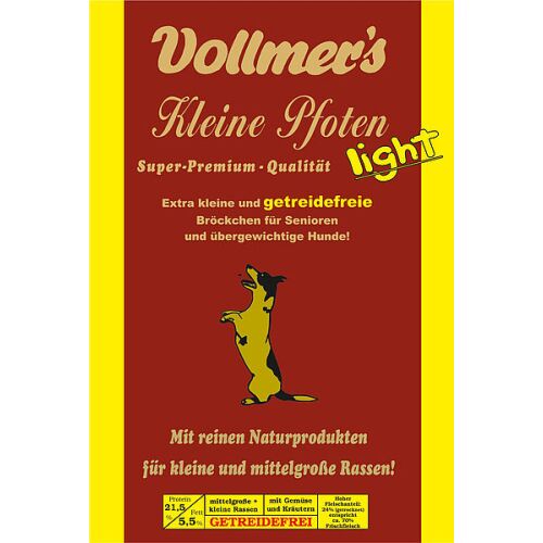 Vollmers Hunde Trockenfutter Kleine Pfoten light 1kg