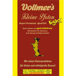 Vollmers Hunde Trockenfutter Kleine Pfoten light 5kg