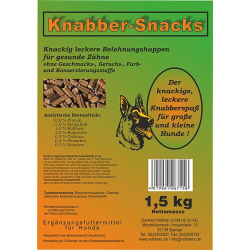 Vollmers Hunde Knabber-Snacks 10kg