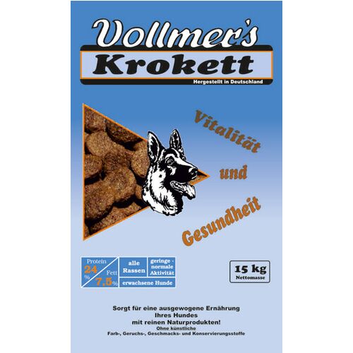 Vollmers Hunde Trockenfutter Krokett 15kg