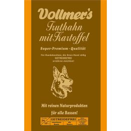Vollmers Hunde Trockenfutter Truthahn mit Kartoffel 15kg