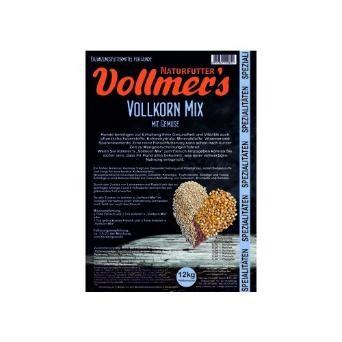 Vollmers Hunde Nahrungsergänzung Vollkorn Mix 7,5kg