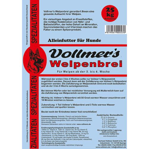 Vollmers Welpenbrei 5kg
