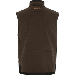 Hrkila Herren Fleeceweste Kamko Brown/Red XS