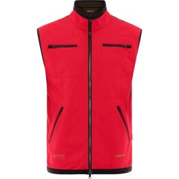Hrkila Herren Fleeceweste Kamko Brown/Red XS