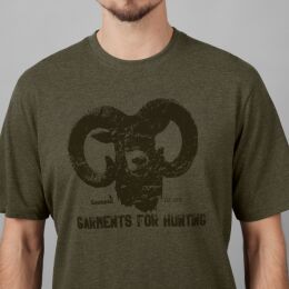 Seeland Herren Outdoor T-Shirt Pine green melange 4XL