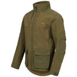 Blaser Herren Softshelljacke Tackle Dunkeloliv S