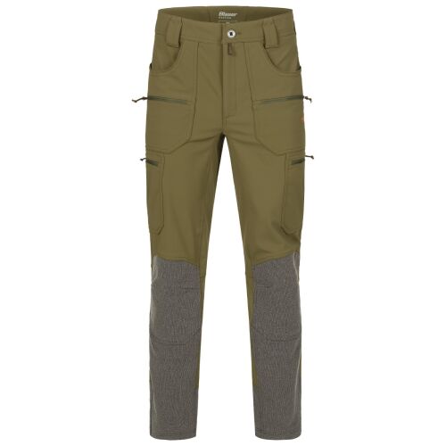 Blaser Herren Softshellhose Tackle Dunkeloliv 58