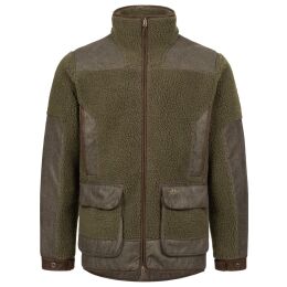 Blaser Herren Fleecejacke Sherpa Dunkeloliv