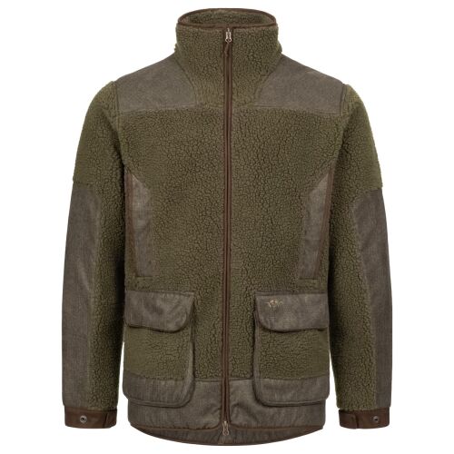 Blaser Herren Fleecejacke Sherpa Dunkeloliv XXL