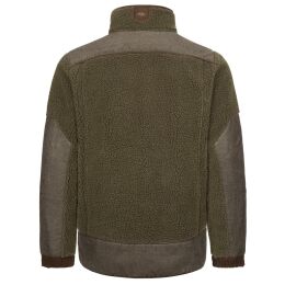 Blaser Herren Fleecejacke Sherpa Dunkeloliv XXL