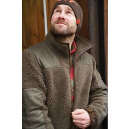 Blaser Herren Fleecejacke Sherpa Dunkeloliv XXL