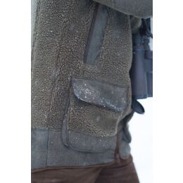 Blaser Herren Fleecejacke Sherpa Dunkeloliv XXL