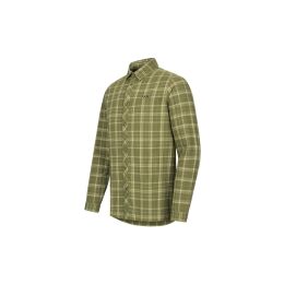 Blaser Herren Hemd TF 20 Oliv-Beige Kariert S