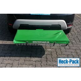 Heck-Pack Abdeckplane für Hecktransporter Grün