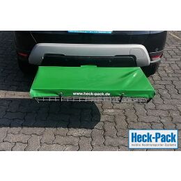 Heck-Pack Abdeckplane f&uuml;r Hecktransporter Gr&uuml;n 1000x500mm