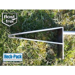 Heck-Pack Kirreisen aus Edelstahl 120cm