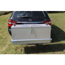 Heck-Pack Transportbox aus Alu f&uuml;r Hecktransporter 1200x500mm 200mm