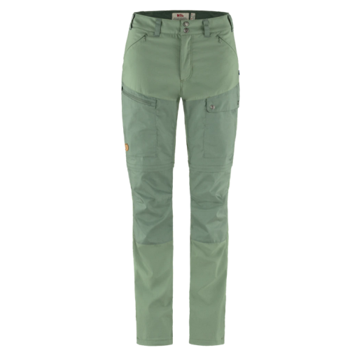 Fjällräven Damen Zip-Off-Hose Abisko Midsummer Jade green / Patina green