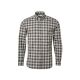 Chevalier Herrenhemd Belmont Grey Melange Checked